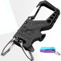 Hephis Skull Heavy Duty Key Chains with Lights,Bottle Opener,Screwdriver,Carabiner Car Key Chains for Men and Women(Black)
