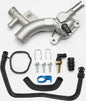 Aluminum Engine Coolant Housing Water Outlet Kit with Inlet Hose and Oil Cooler Hose Compatible with 2011-2021 Chevy Cruze Sonic