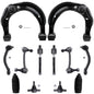 Detroit Axle - Front End 12pc Suspension Kit for Hyundai 2006-2010 Sonata, 2006-2011 Azera 2 Upper Control Arms 2 Lower Ball Joi