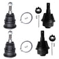 Detroit Axle - Front Ball Joints for Chevy GMC Silverado Sierra 2500 3500 HD Hummer H2, 2 Front Suspension Upper Ball Joints 2 S