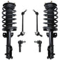 Detroit Axle - Front Struts Kit for 2005-2010 Ford Mustang Base GT 2006 2007 2008 2009, 2 Ready Struts, 2 Outer Tie Rods, 2 Sway