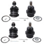 Detroit Axle - Front 4pc Ball Joints for Toyota 2003-2018 4Runner FJ Cruiser Lexus GX470, 4 Upper & Lower Ball Joints Replacemen