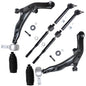 Detroit Axle - 8pc Front End Control Arms Kit for 2003-2004 Nissan Murano, 2 Lower Control Arms w/Ball Joint 4 Tie Rod Ends 2 Bo