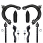 Detroit Axle - 8pc Front End Control Arms Kit for 11-15 Dodge Durango Jeep Grand Cherokee, 2 Upper Control Arms w/Ball Joints 4
