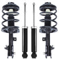 Detroit Axle - 4pc Struts Shocks Kit for 04-09 Nissan Quest, 2 Front Struts w/Coil Spring 2 Rear Shock Absorbers Assembly 2004 2
