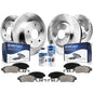 Detroit Axle - Brake Kit for 03-11 Honda Element Disc Brake Rotors 2003 2004 2005 2006 2007 2008 2009 2010 2011 Replacement Cera