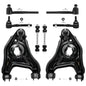Detroit Axle - New 8-Piece Front Suspension Kit fits 2WD ONLY - (2) Front Lower Suspension Control Arms & Ball Joint, (2) Front