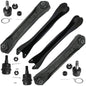 Detroit Axle - 8pc Front End Control Arms Kit for Jeep 1991-1999 Cherokee, 1991-1992 Comanche, 4 Upper & Lower Control Arms 4 Up