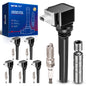 KAX Set of 6 Ignition Coils & Iridium Spark Plugs w/Magnetic Socket for Ford F-150 2017-2019 3.5L GAS, Expedition 2018-2019, GT