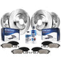 Detroit Axle - 3.6L Brake Kit for 2010-2015 Chevrolet Camaro, Front & Rear Disc Brake Rotors Ceramic Brakes Pads 2011 2012 2013