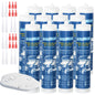 2026 Version RV Roof Sealant 12 Pack, Self-Leveling Lap Sealant White, Camper Caulk for RV Roofing, Maintenance, Repair