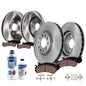 Detroit Axle - 10pc Brake Kit for 2017 2018 2019 Chevrolet Camaro, Disc Brake Rotors Ceramic Brakes Pads with Hardware Replaceme